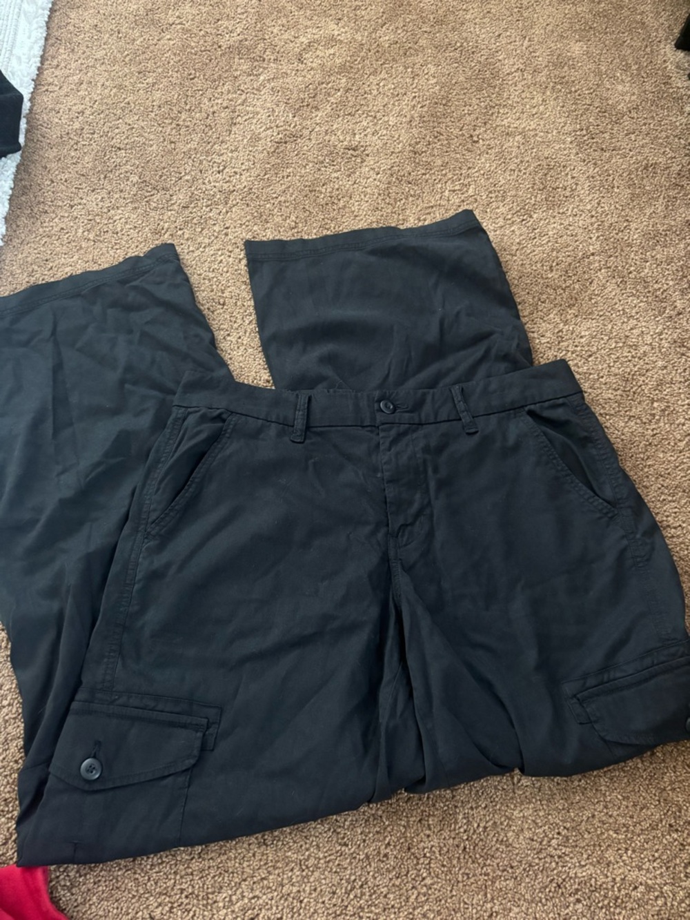 American Eagle Outfitters Black Cargo Pants